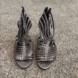 Calvin Klein Black Strappy Heels